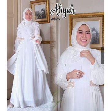 GAMIS PESTA MUSLIMAH ALIYAH DRESS LEBARAN BUSUI