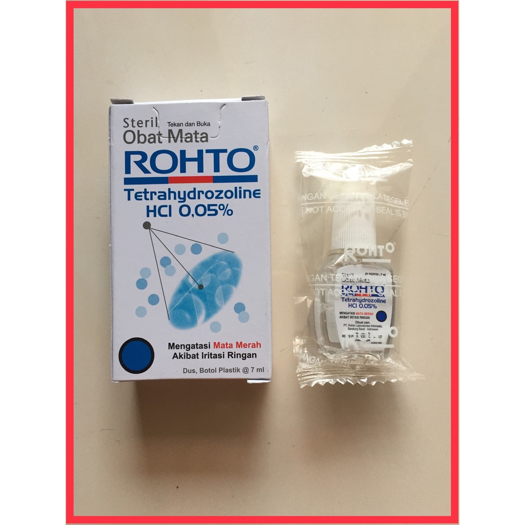 Rohto Tetrahydrozoline tetes mata steril