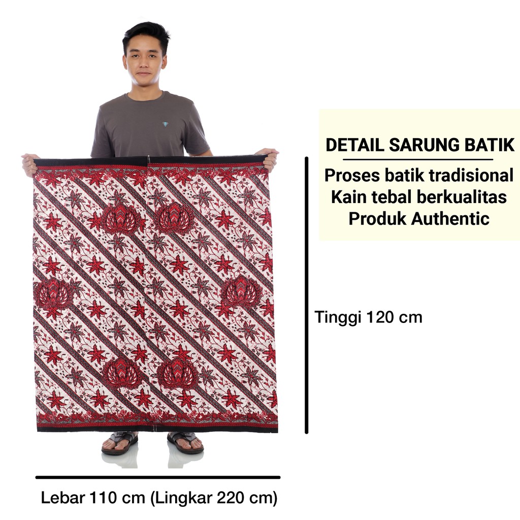 SARUNG Batik Pekalongan Sarung Santri Katun Primis Nivana Batik