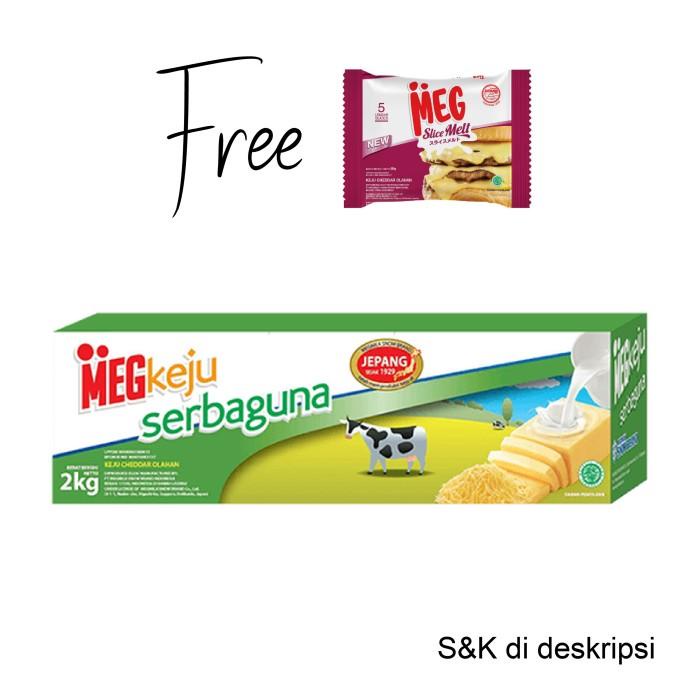 

Big Sale Terlaris Cheese | Meg Keju Cheddar Serbaguna Hijau 2 Kg