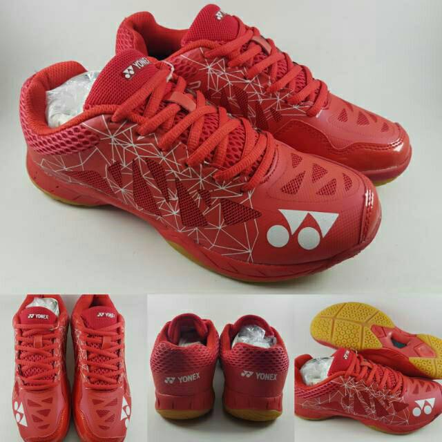 Sepatu Badminton Yonex Aerus 2 Limited edition Lee chong Wei Red Merah