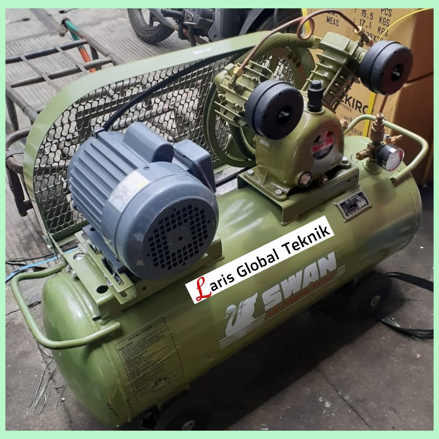 SWAN AIR KOMPRESOR ANGIN 1/2HP w/DINAMO 1/2HP Tembaga Taiwan