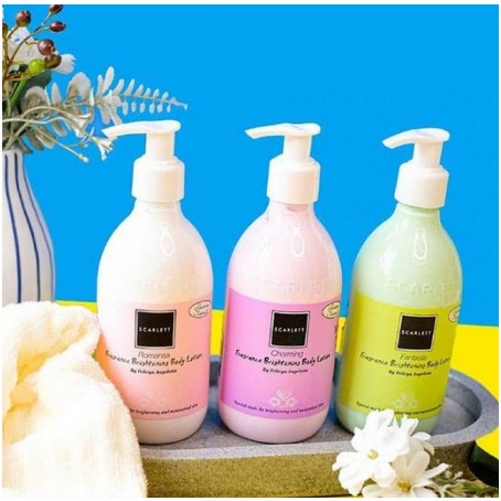 SCARLETT Fragrance Hand & Body Lotion 300ml / Whitening Cream ORIGINAL BPOM - HomeBeauty RN006
