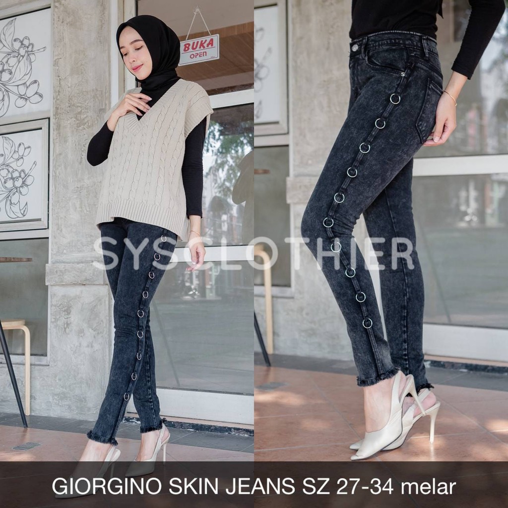 CELANA JEANS WANITA GIORGINO SKIN JEANS PREMIUM