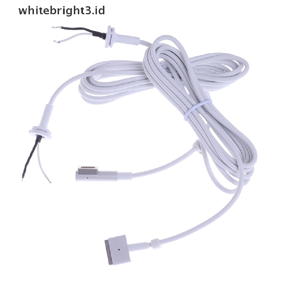 (whitebright3.id) Kabel Adaptor Charger DC Magsafe T-Tip L-Tip Untuk Macbook Air Pro AC