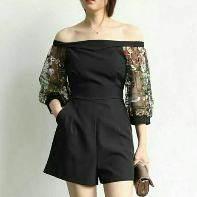 Sabrina jumpsuit sabrina import jumpsuit premium setelan bangkok setelan premium jumpsuit branded
