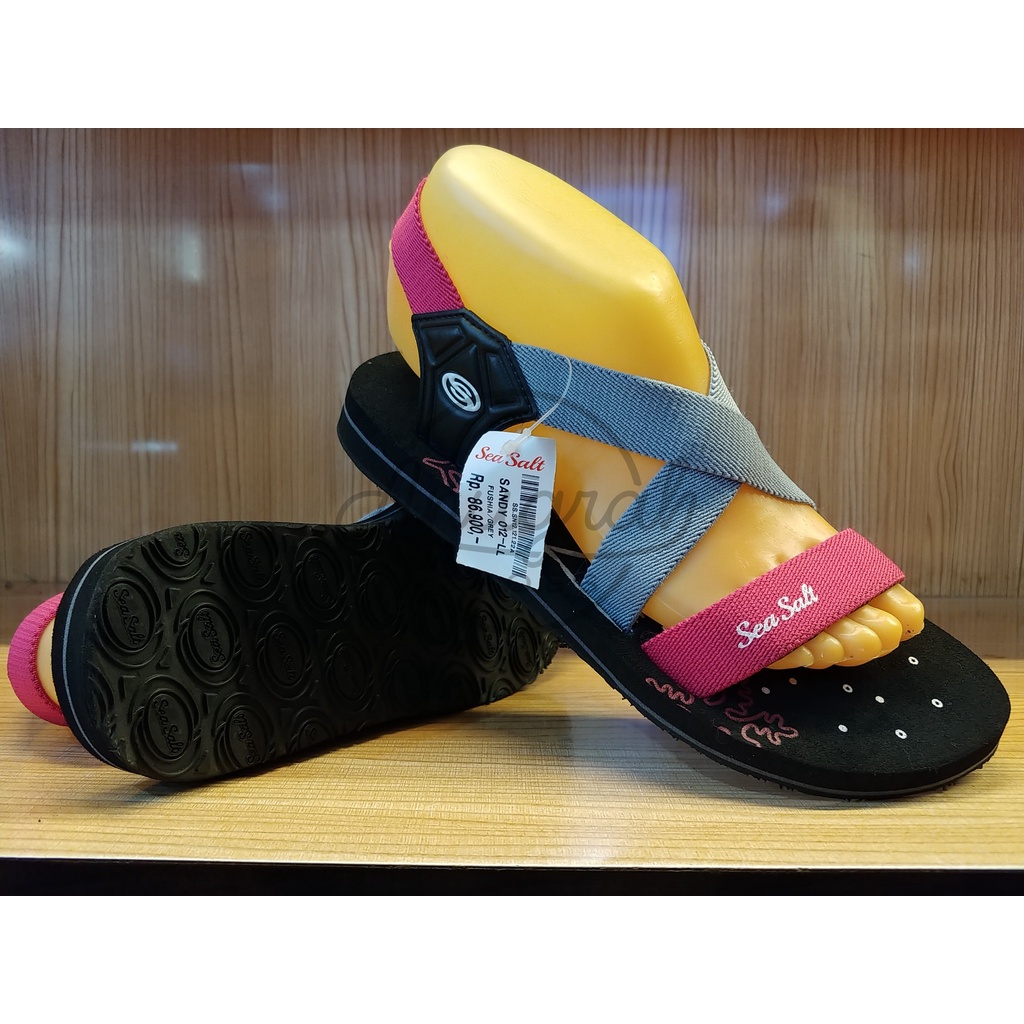 SANDAL GUNUNG TALI SEA SALT WANITA SANDY 012-LL l BNIB SEA SALT