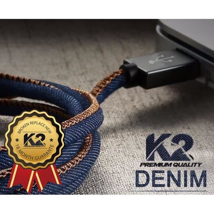 Kabel Data DENIM K2 PREMIUM QUALITY K2-C04 Fast Charging MICRO USB