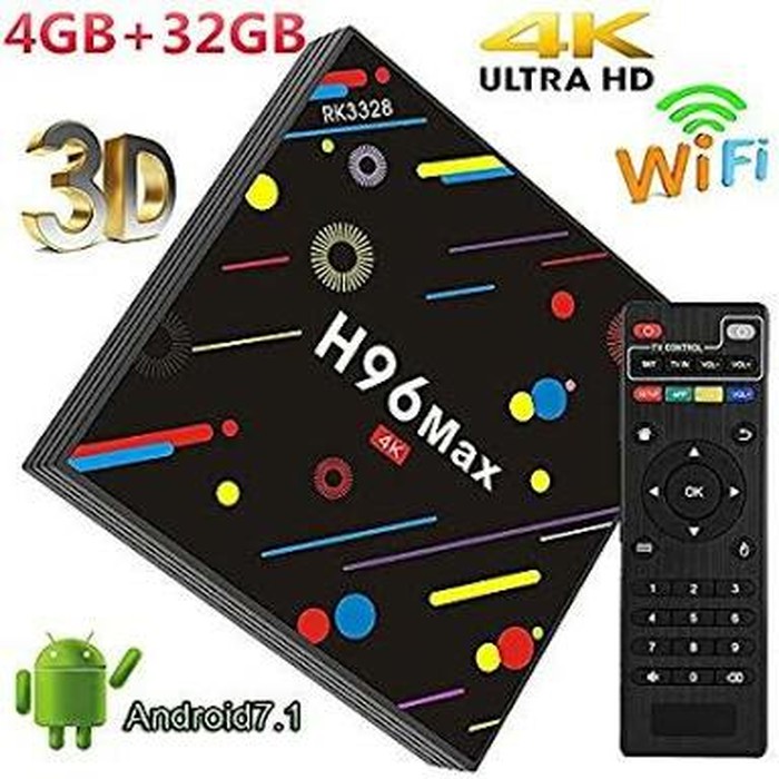 Ready Stok Android Tv Box H96 Max Rk3328  Quad Core  4 32GB Limited