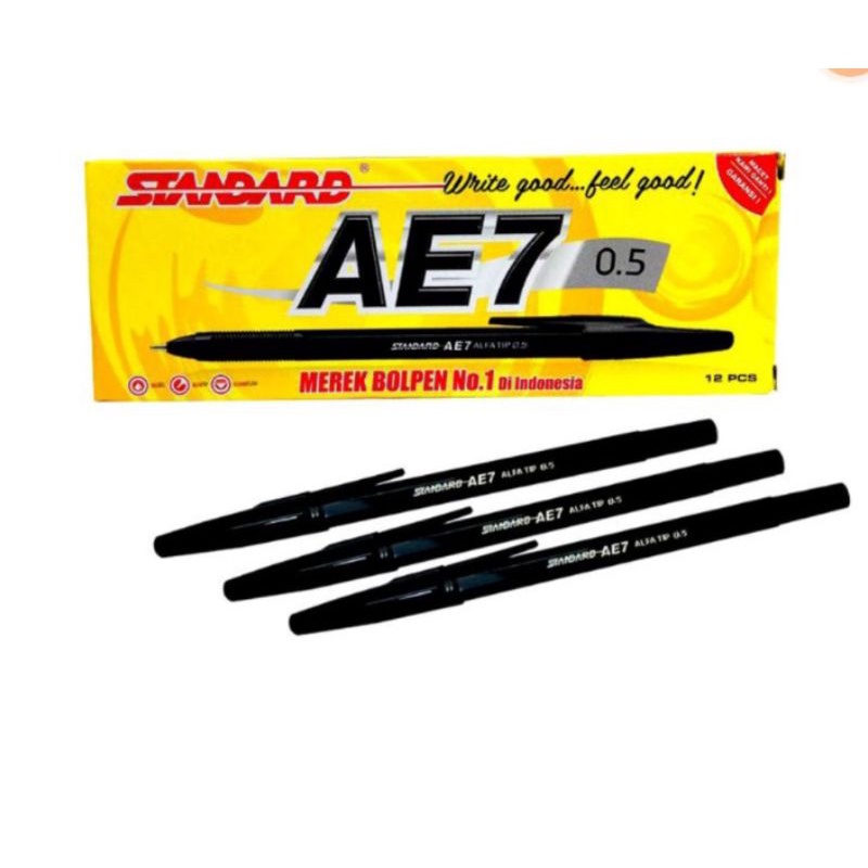 

pen standar AE7 PEN/PEN 0.05mm warna hitam. pen awet