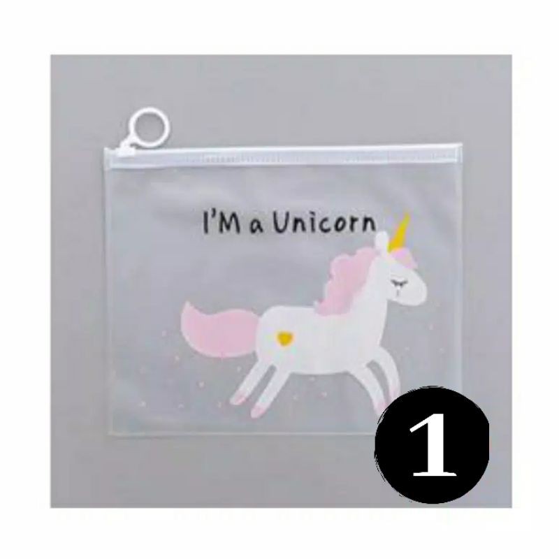 Kasimurah.10 | Tempat Pensil Pvc / Tempat Pensil Unicorn Panther / Tempat Kosmetik /Tempat Kosmetik-1