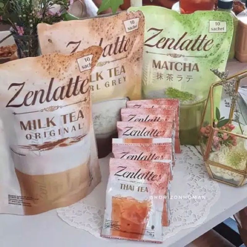 

ZENLATTE MILK TEA MATCHA / THAI TEA / 10X22GR POUCH