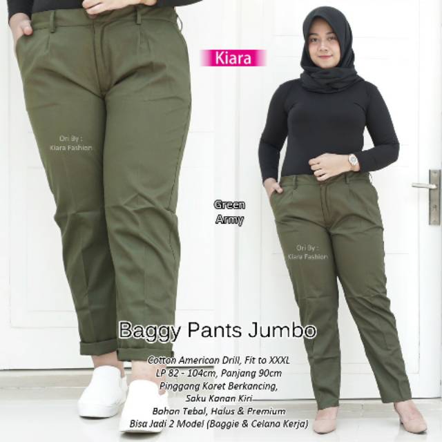 Celana panjang wanita. BAGGY PANTS JUMBO