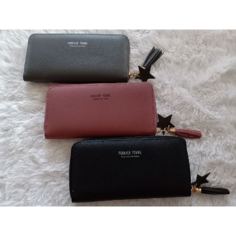 Dompet panjang resleting wanita