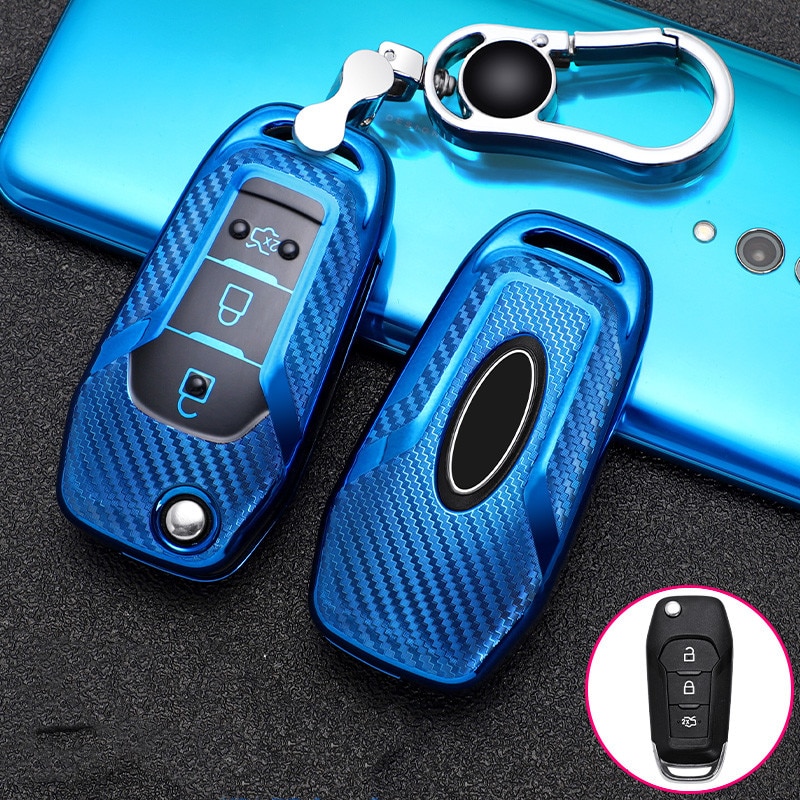 Casing Kunci Mobil Ford Fusion Fiesta Escort Mondeo Everest Ranger 2019 S Max Kuga 2 Focus