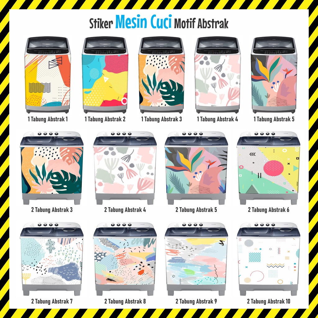 STIKER Mesin Cuci 1 Tabung dan STICKER Mesin Cuci 2 STIKER Mesin Cuci 1 Tabung dan STICKER Mesin Cuci 2