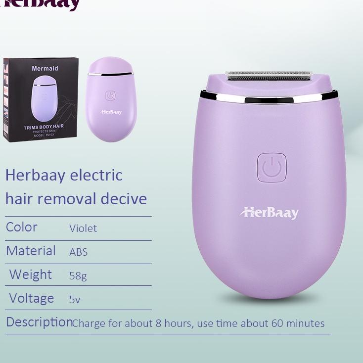 ㄲ Herbaay Pencukur Bulu kaki/lengan/trimmer Alat Pencabut / penghilang rambut hair remove/diketiak ⤵