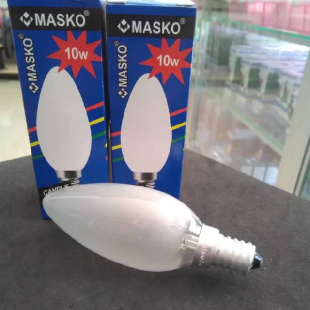 Lampu lilin masko 10w E14 froze