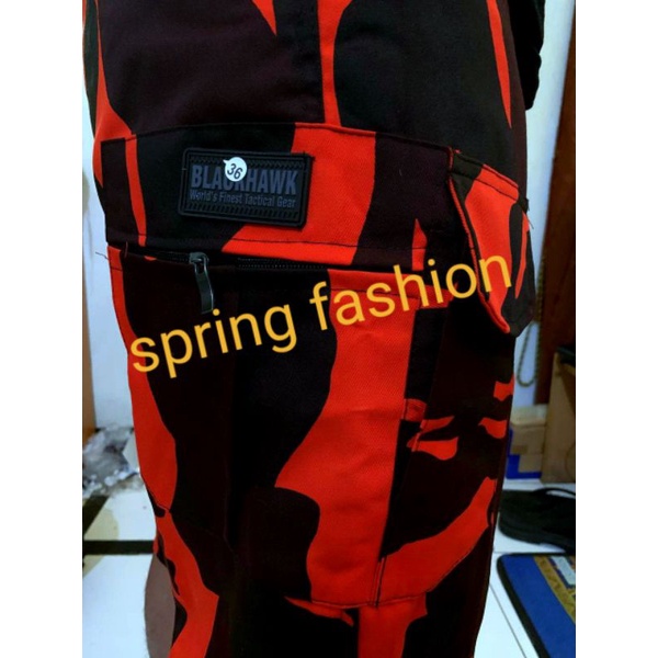 Celana Pendek Pemuda Pancasila Model Blackhawk  - Celana Pendek Blackhawk Loreng Pemuda Pancasila