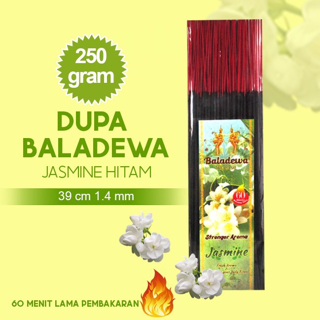 Dupa/ Hio Wangi Harum Baladewa 39 cm 250 gram Jasmine hitam