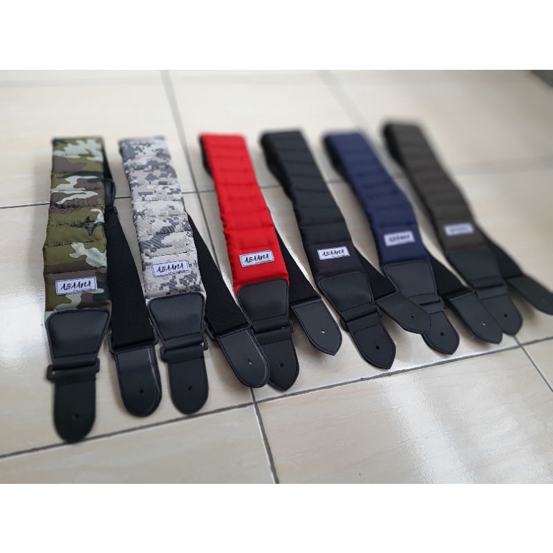 Strap Sabuk Gitar Bass Busa Tebal