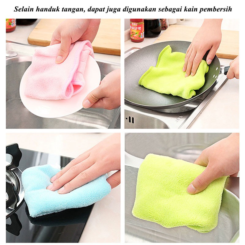 [Kaizen Living] Lap Tangan Kain Polos / Kain Lap Tangan / Hand Towel