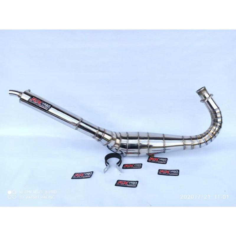 knalpot rx king kolong kobra super pro chrom ORIGINAL rx pro racing