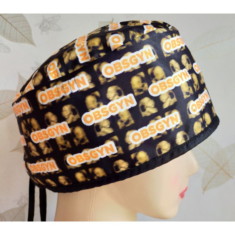 Head Cap /Topi Medis / Scrub Hat / Surgical Cap / Topi Dokter Obgyn Usg