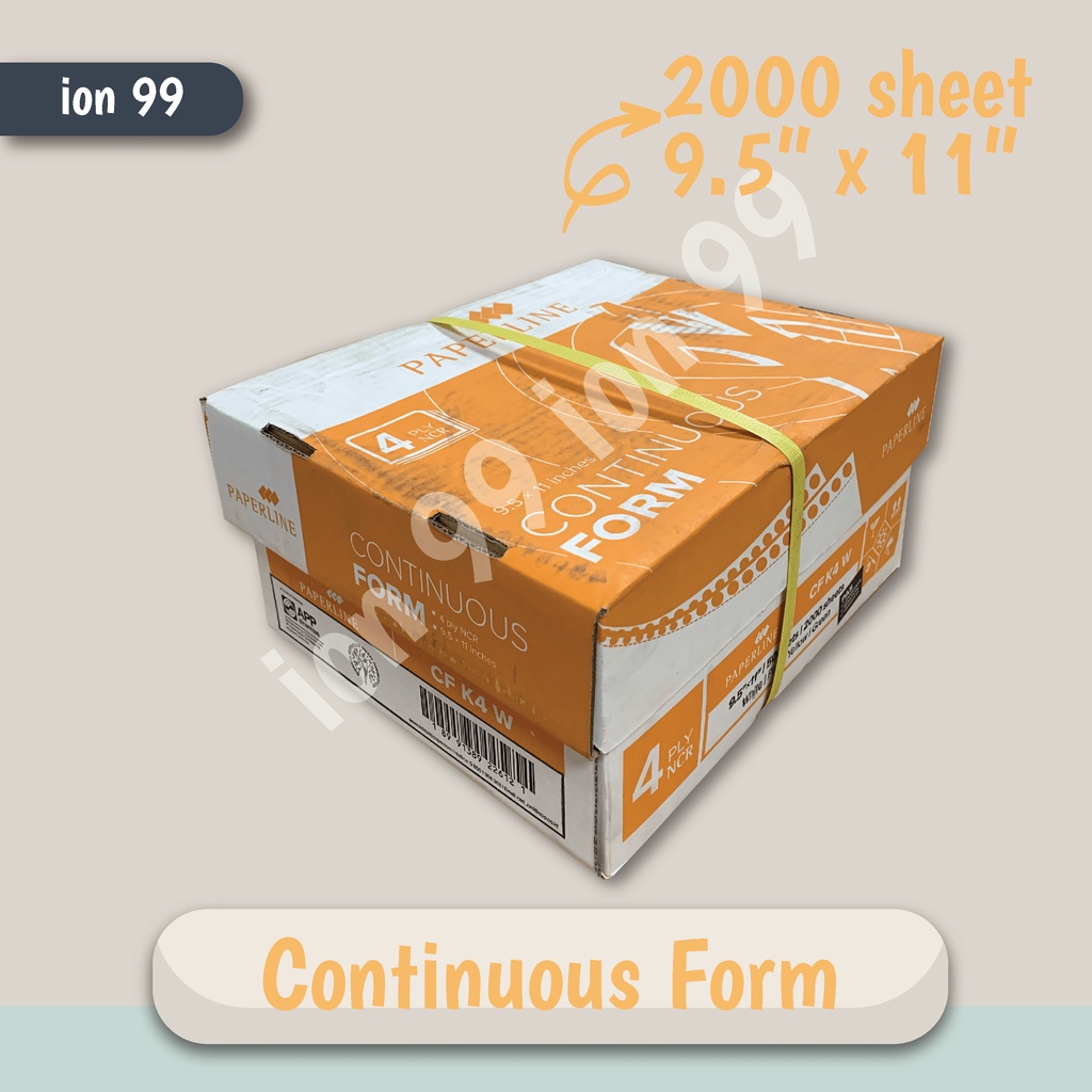 

Continuous Form 4 Ply Warna NCR - Paper line PPL