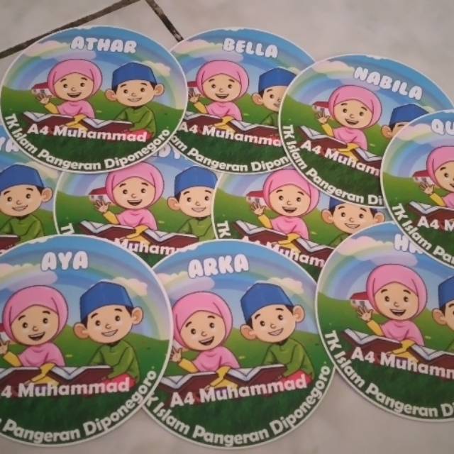 

Stiker buku sekolah