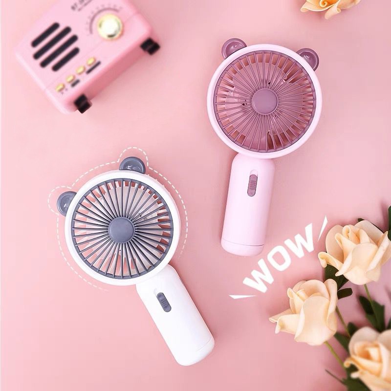 Kipas Mini Tangan Usb Portable Charger Mini Handheld Fan Holder Hp Cod Kipas Angin Mini Meja Protable Serba Guna