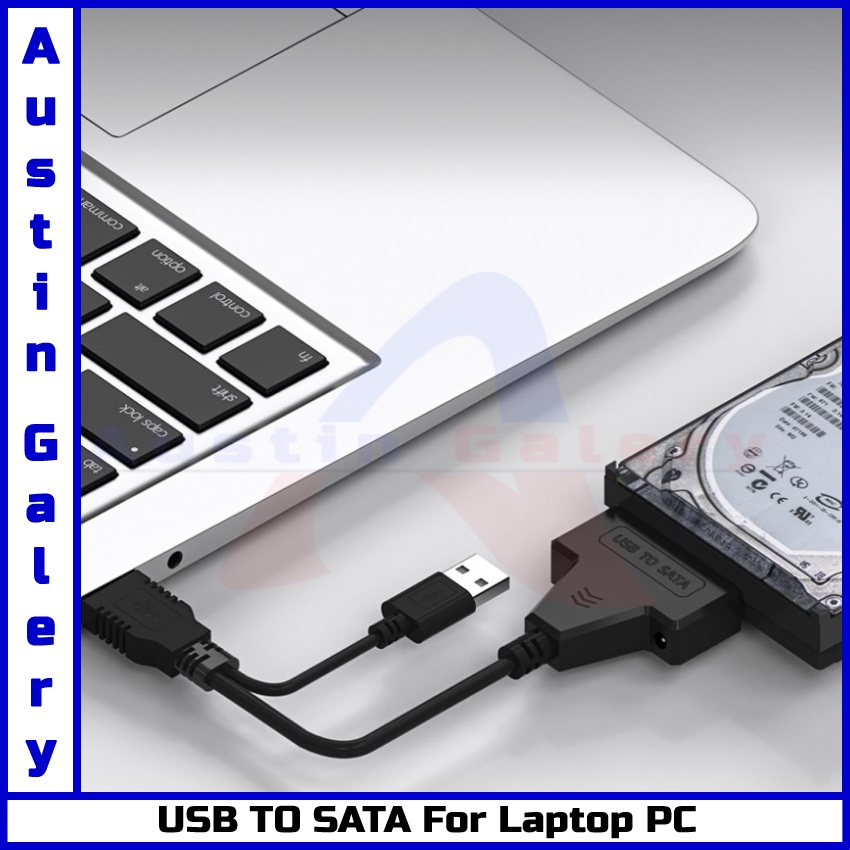 USB 3.0 TO SATA Adapter Hard Disk Drive SSD HDD Untuk PC Laptop Komputer