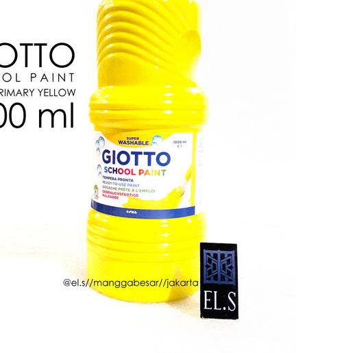 

☇ Giotto School Paint Primary Yellow 1000 ml ( Cat ) ♘