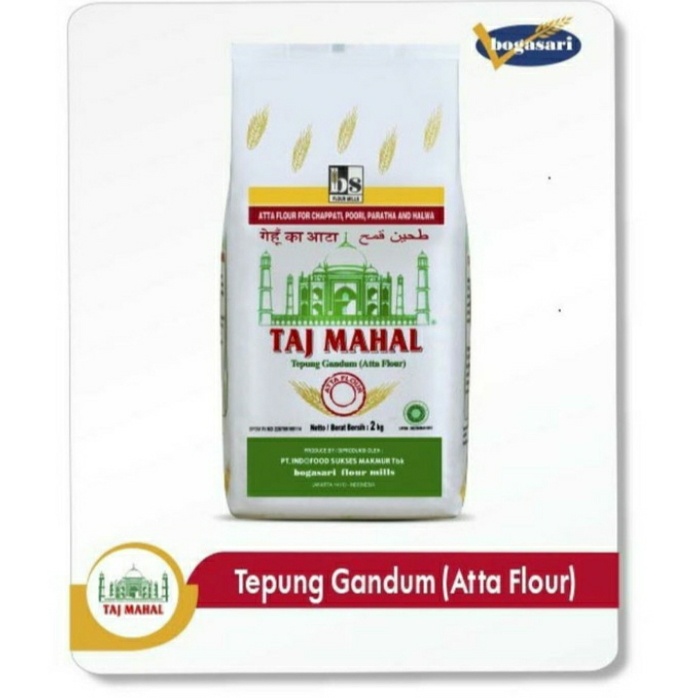 

NEW tepung taj mahal atta flour 2 kg