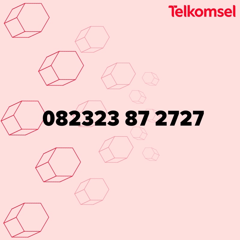 Kartu Perdana Nomor Cantik Telkomsel 2323 872727 Rapi