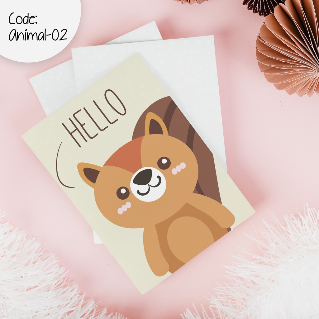 

Greetings Card Lipat 2 - Animal 02