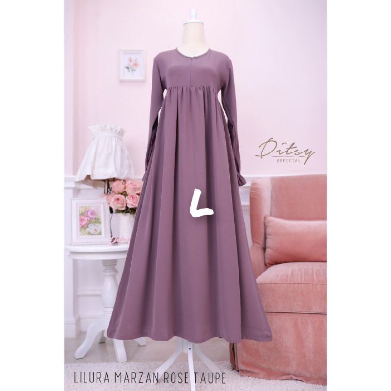 Lilura Marzan Series Rose Taupe L Ditsy Moslem April 2022