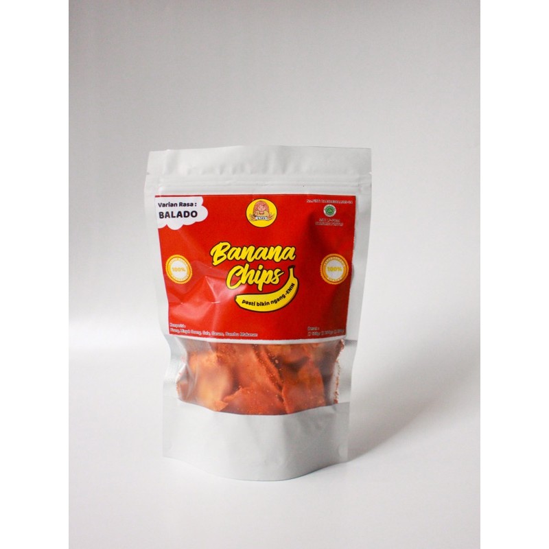 

Keripik Pisang Enin Banana Chips BALADO - 135 gram