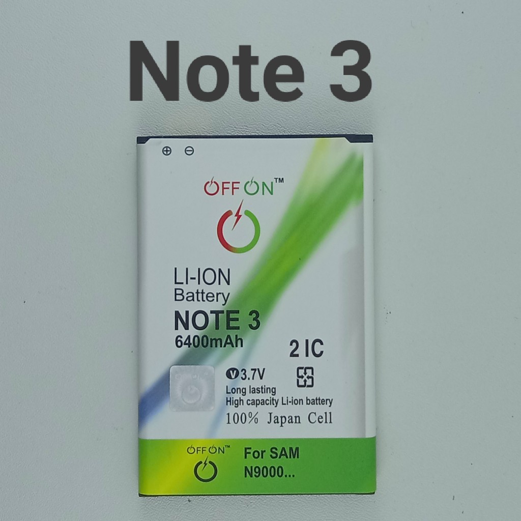 Baterai Batre Double Power OFFON Samsung Galaxy Note 3 N9000 Battery