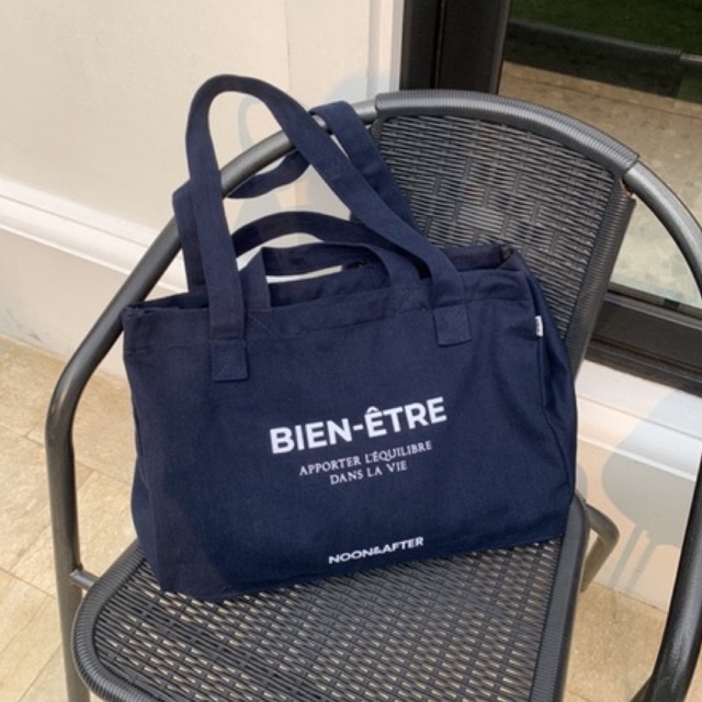 N&amp;A - BIEN ETRE TOTE BAG - Tote Bag Unisex / Tote Bag Wanita / Tas Kanvas / Tote Bag Pria / Tas Kain