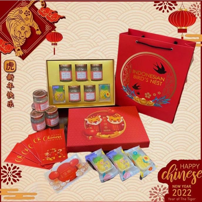 

Hampers realfood isi 6 imlek walet Paket CNY Chinese New Year 2021 [[[TERBARU BISA COD]]]