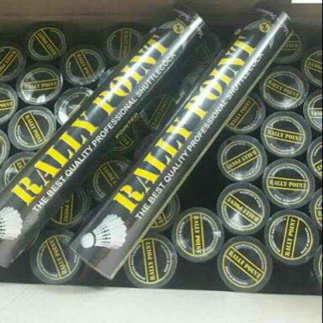 Shuttlecock Rally Point Hitam