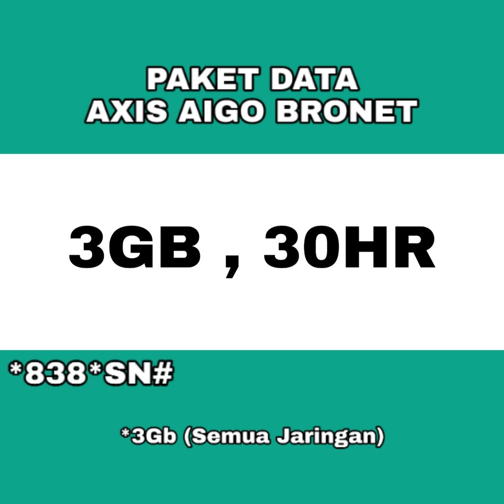 paket data axis aigo bronet kuota murah agen provider kuota axis data reguler hotspot murah