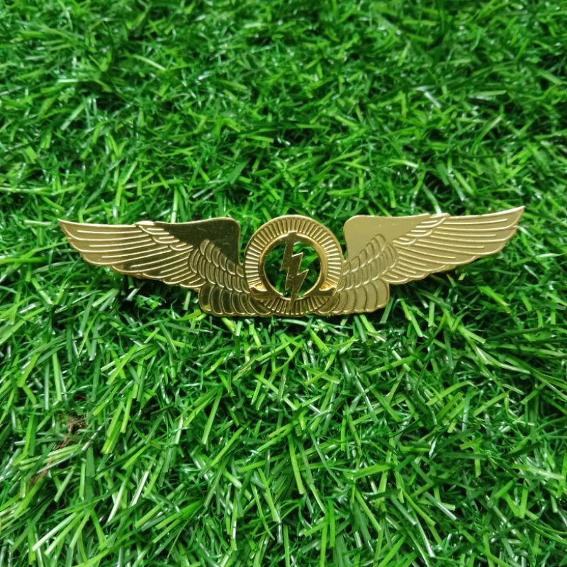 BREVET WING ELEKTRO TNI AU (Bahan Kuningan)