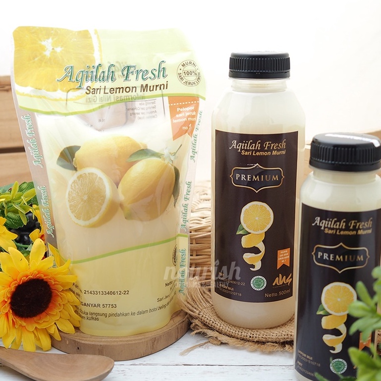 Aqiilah Fresh PREMIUM Sari Lemon Murni 500ml