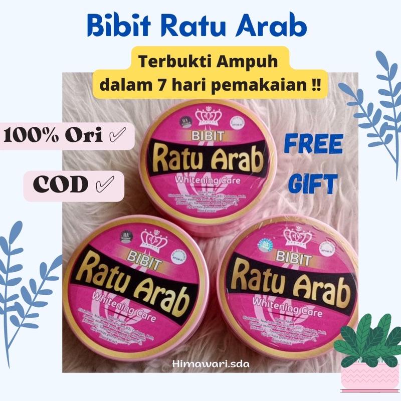 Bibit Ratu Arab 100% Original , Lotion Handbody Pemutih BPOM Halal Aman Bumil Busui