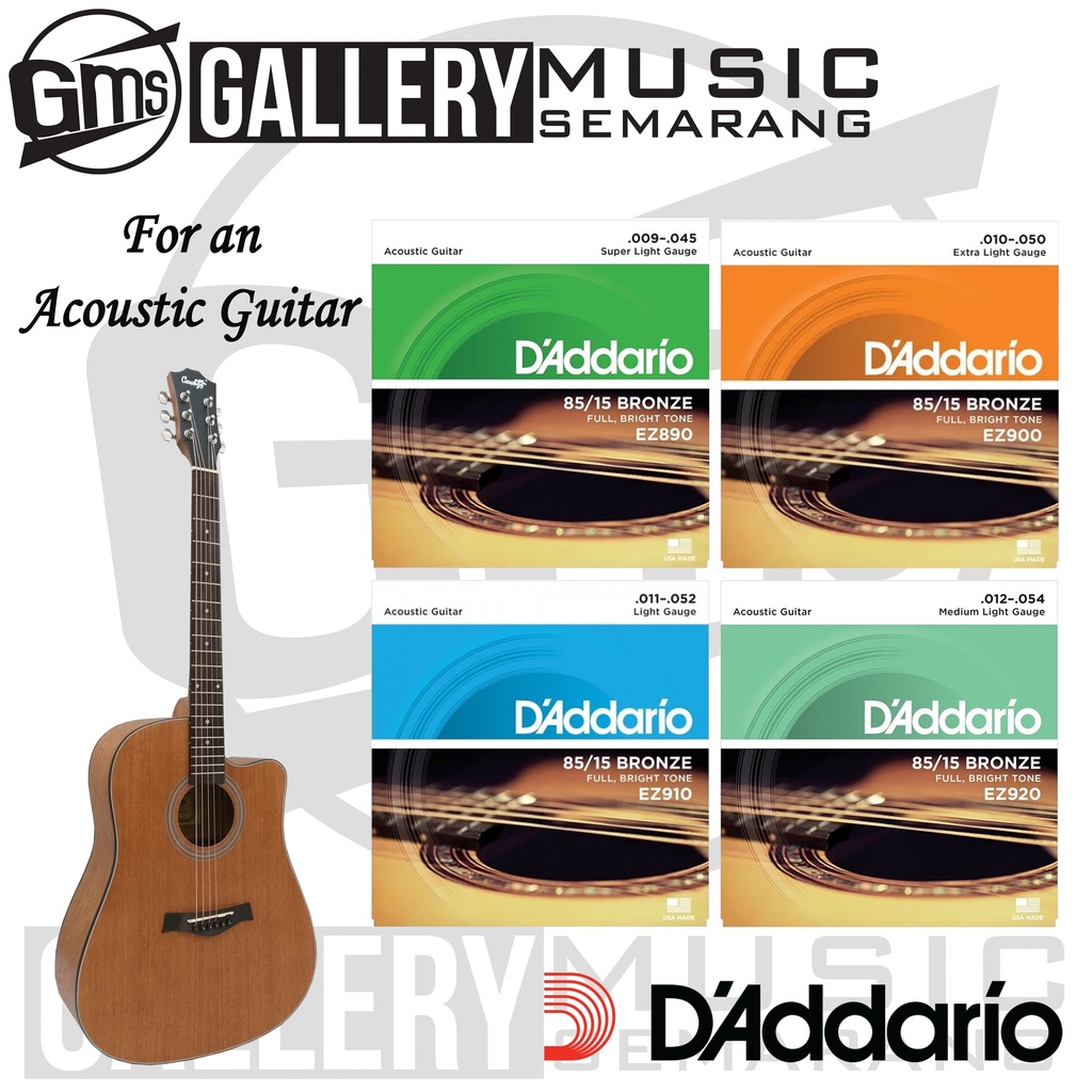 Senar Gitar Akustik String Acoustic Guitar EZ890 EZ900 EZ910 EZ920