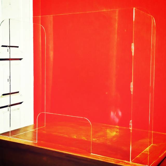 

Pembatas Akrilik/Sekat Akrilik/Table Devider Akrilik L:80cm x T:60cm x S:30cm