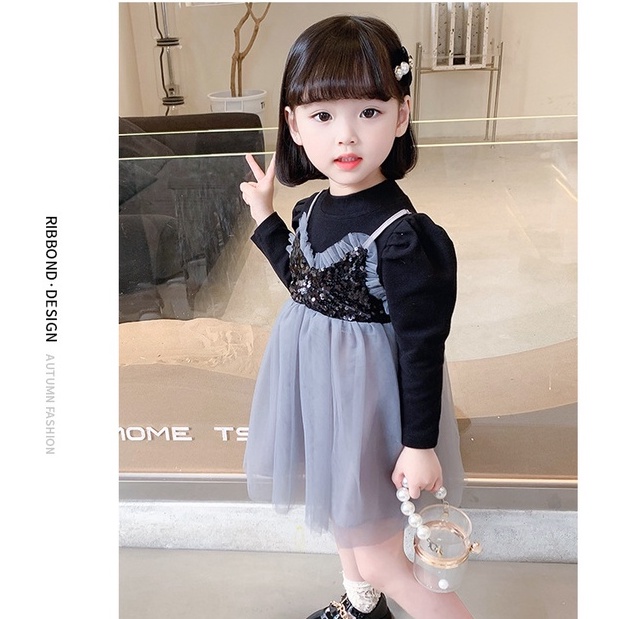 SALE DR151- 0-3T Dress Bayi Perempuan Import Misteryous