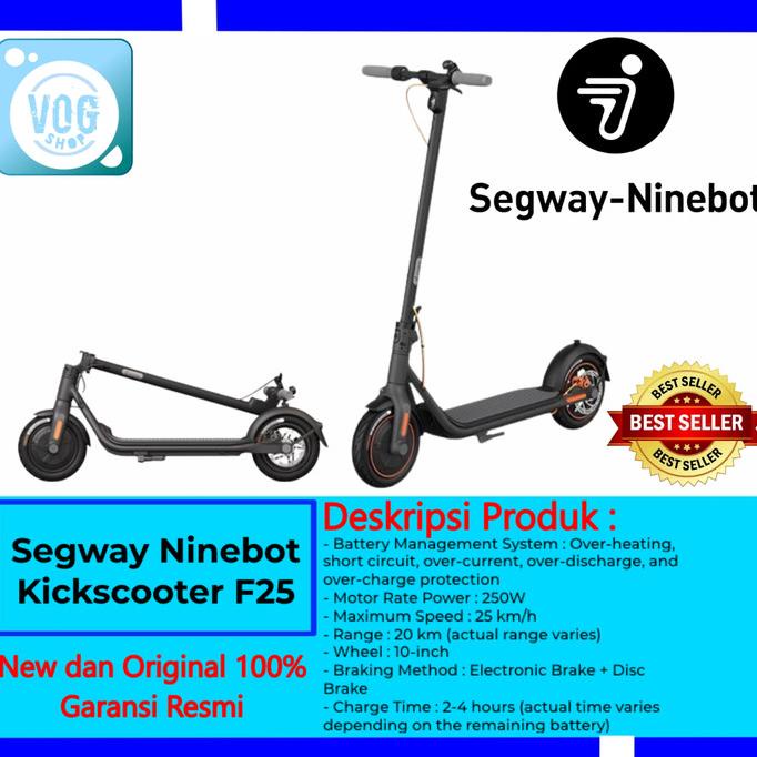 SEGWAY NINEBOT KICKSCOOTER F25 - SKUTER LIPAT LISTRIK DFSG5E54